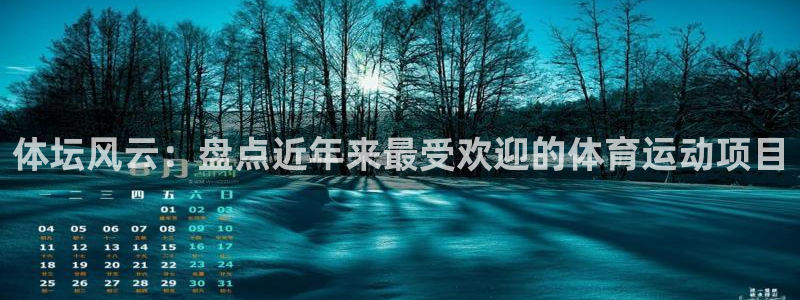 3377体育官方正版app娱乐平台：体坛风云：盘点近年来最受