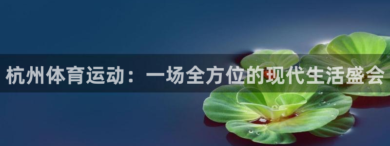 3377体育官方正版app娱乐网站：杭州体育运动：一场全方位