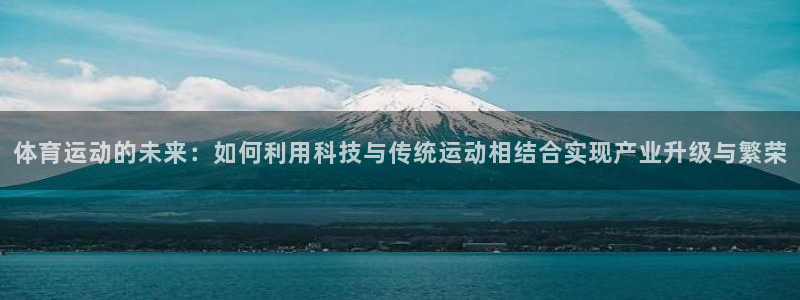  3377体育属于国家打击范围吗：体育运动的未来：如何利用科技